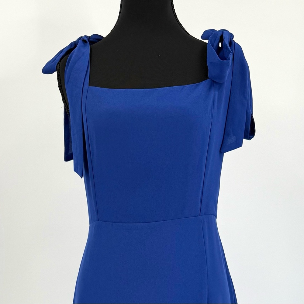 Lulus Summer Invite Tie-Strap Tiered Midi Dress, Royal Blue, Size M, NWT - Picture 8 of 13